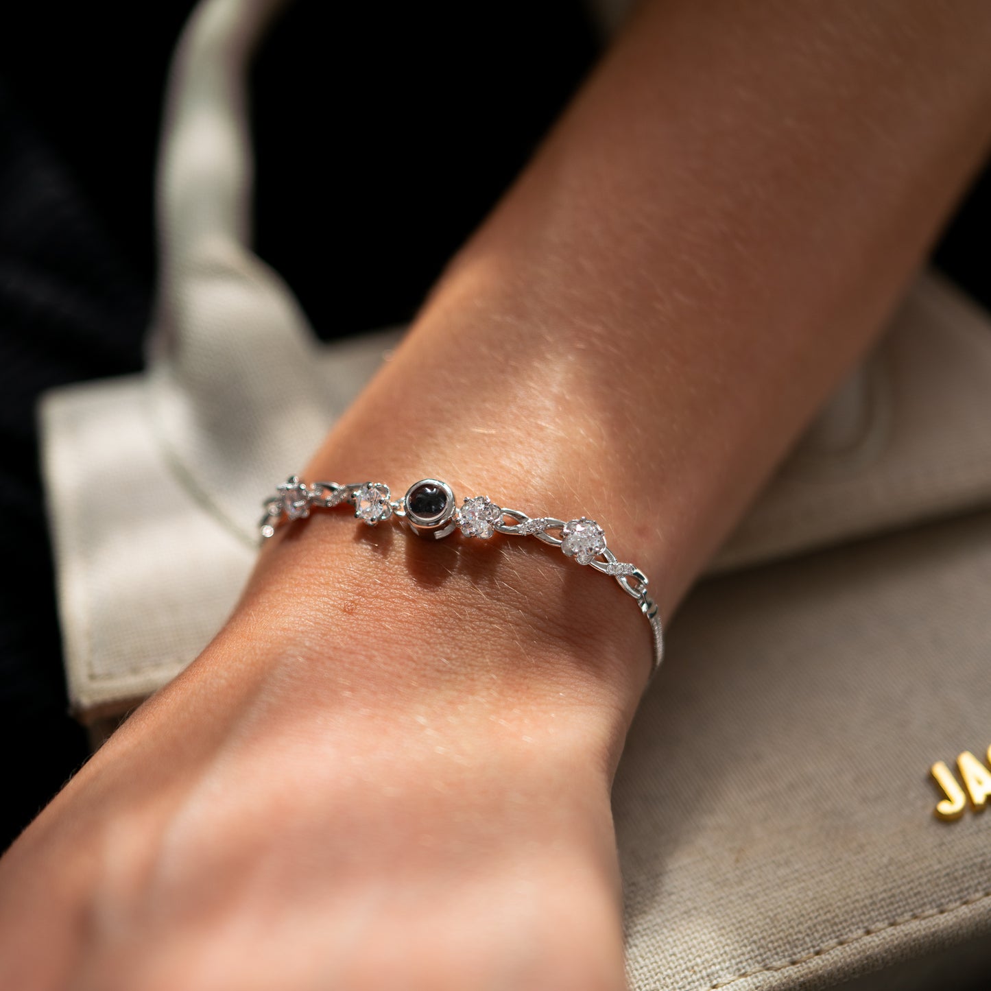 Fotoarmband mit deinem Bild - Ewige Liebe