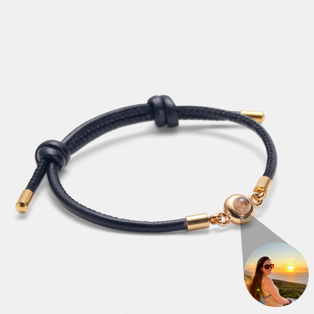 Personalized photo bracelet with your own photo