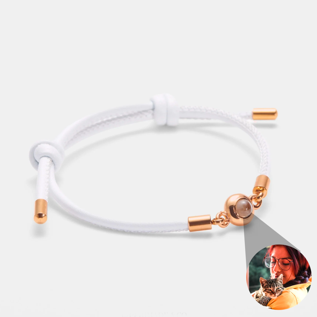 Personalized photo bracelet with your own photo