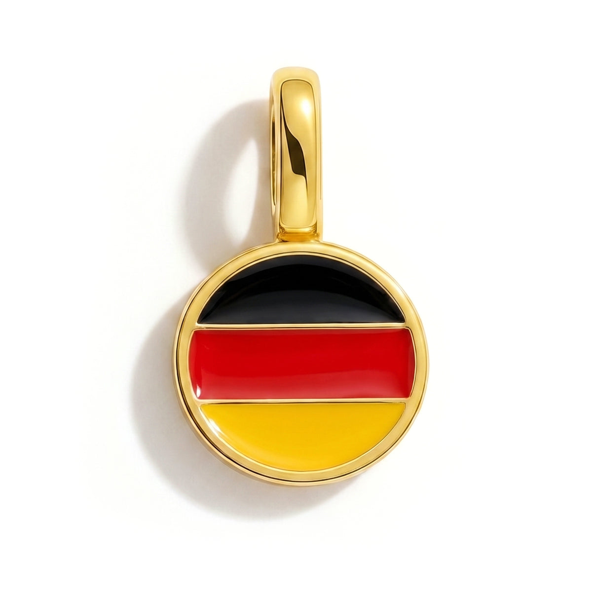 Charm - Flagge Rund – Gold