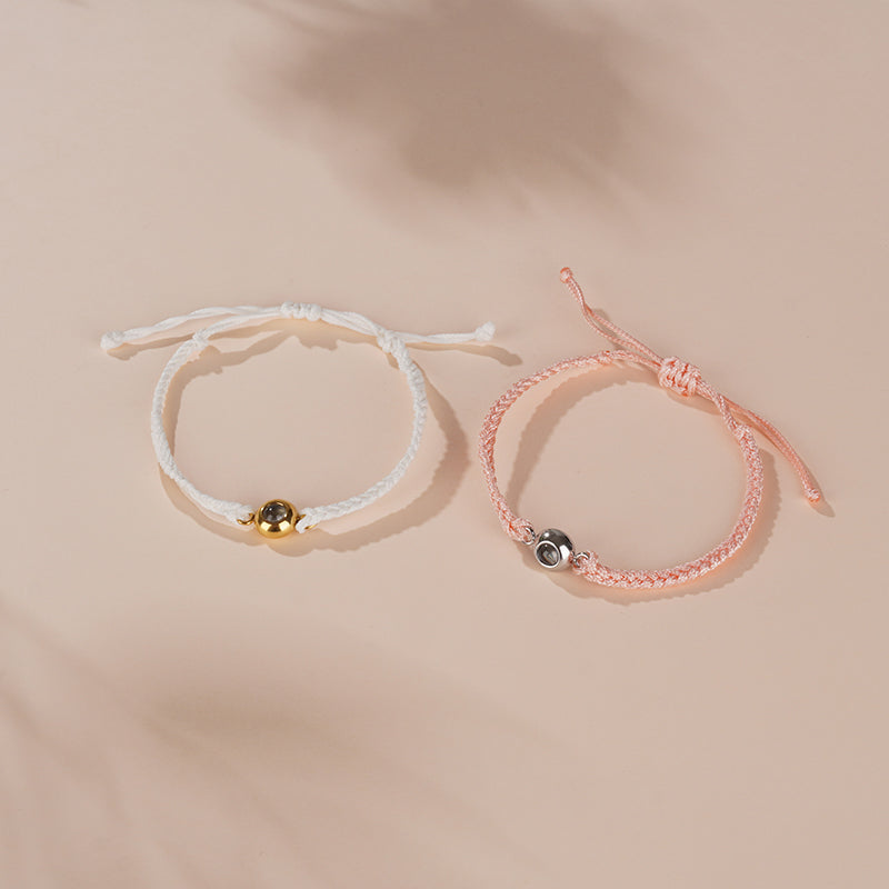 Personalized photo bracelet with your own photo