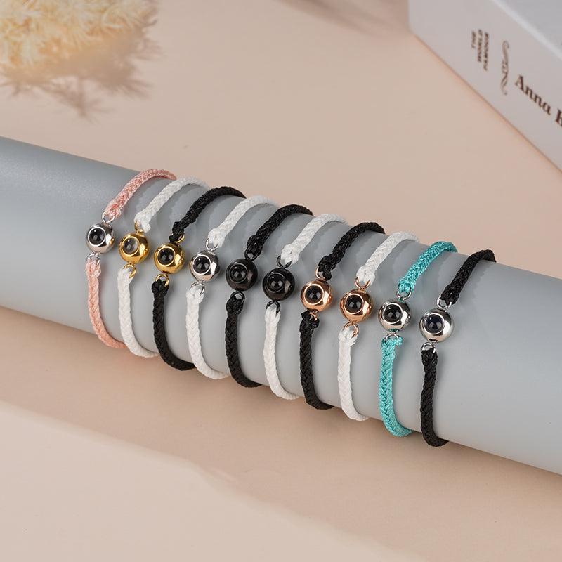 Personalized photo bracelet with your own photo