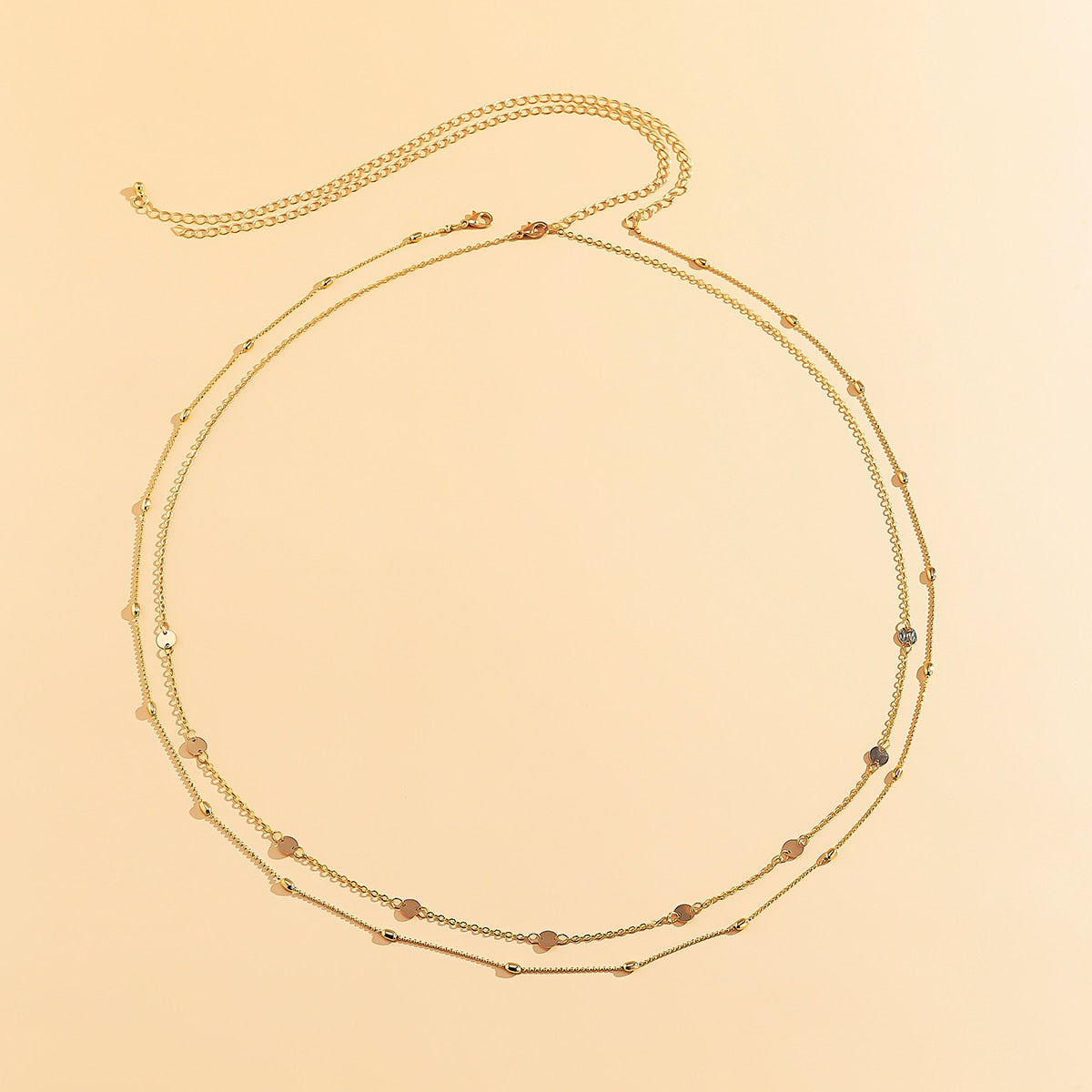 Bauchkette in 14K Gold oder 925 Sterling Silber