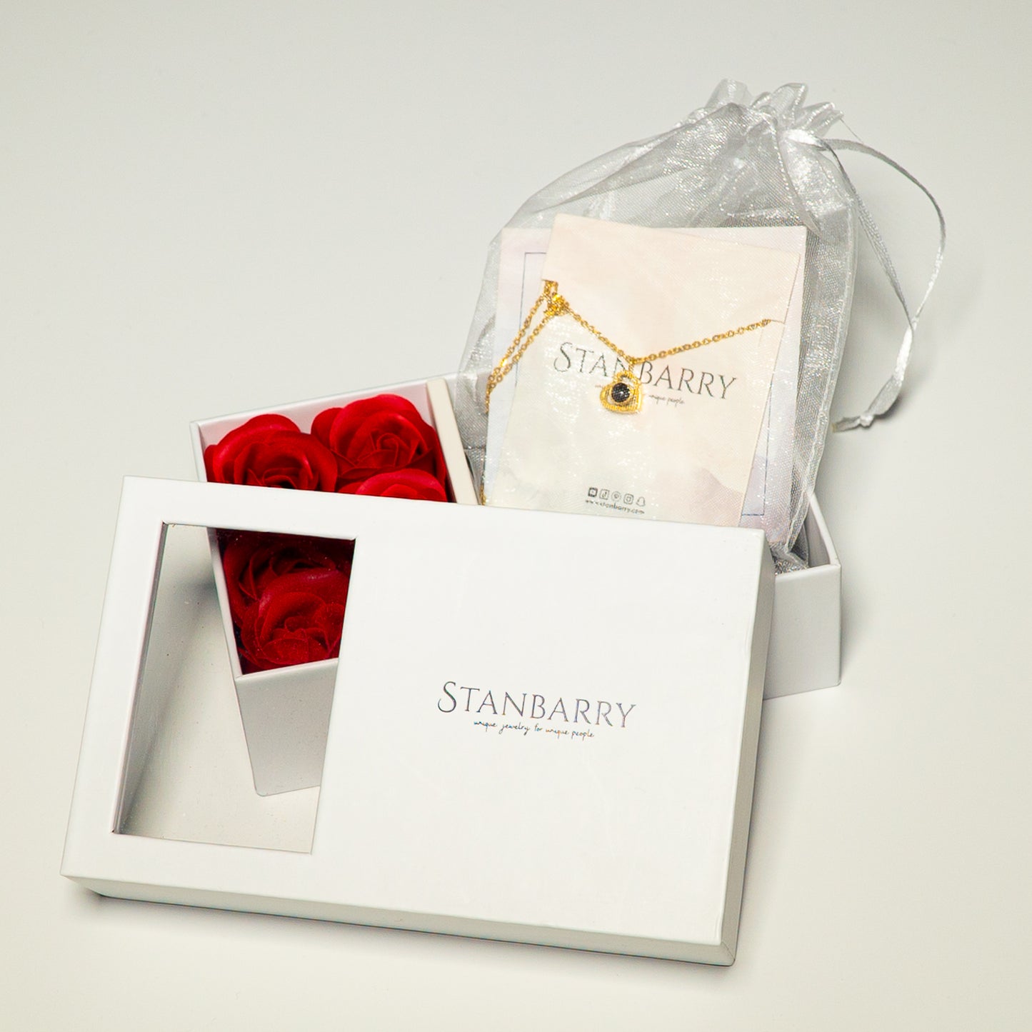 Premium Geschenkbox mit Rosen