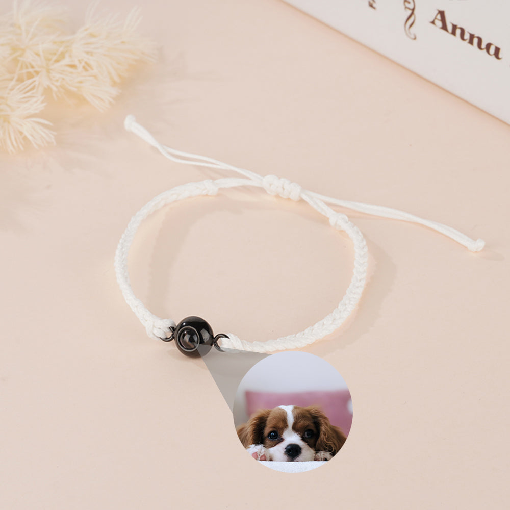 Personalized photo bracelet with your own photo