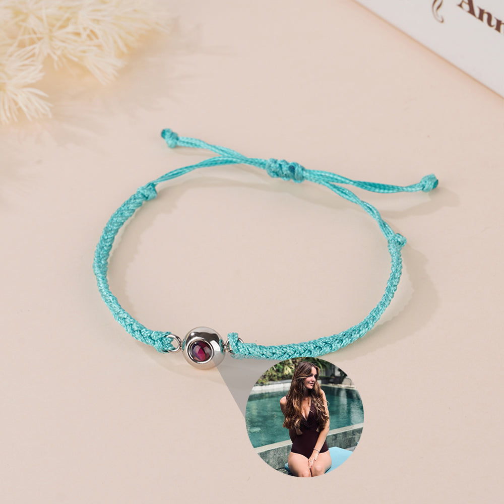 Personalized photo bracelet with your own photo
