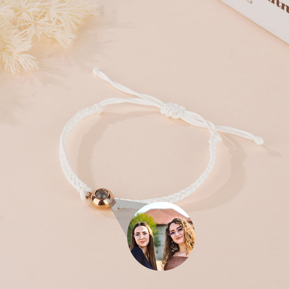 Personalized photo bracelet with your own photo