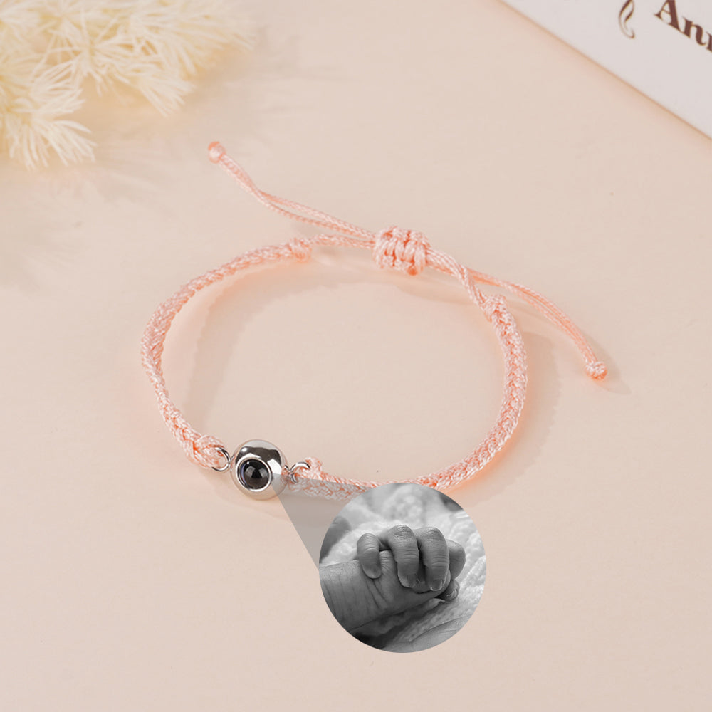Personalized photo bracelet with your own photo