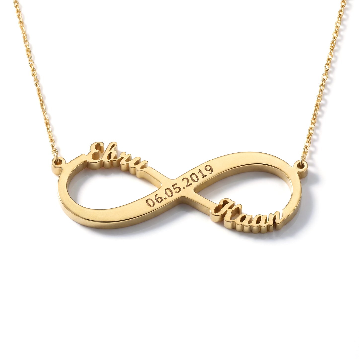 Infinite Love Halskette mit Gravur