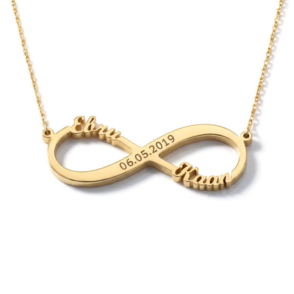 Infinite Love Halskette mit Gravur