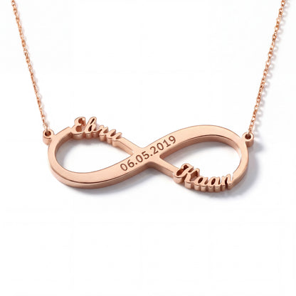 Infinite Love Halskette mit Gravur