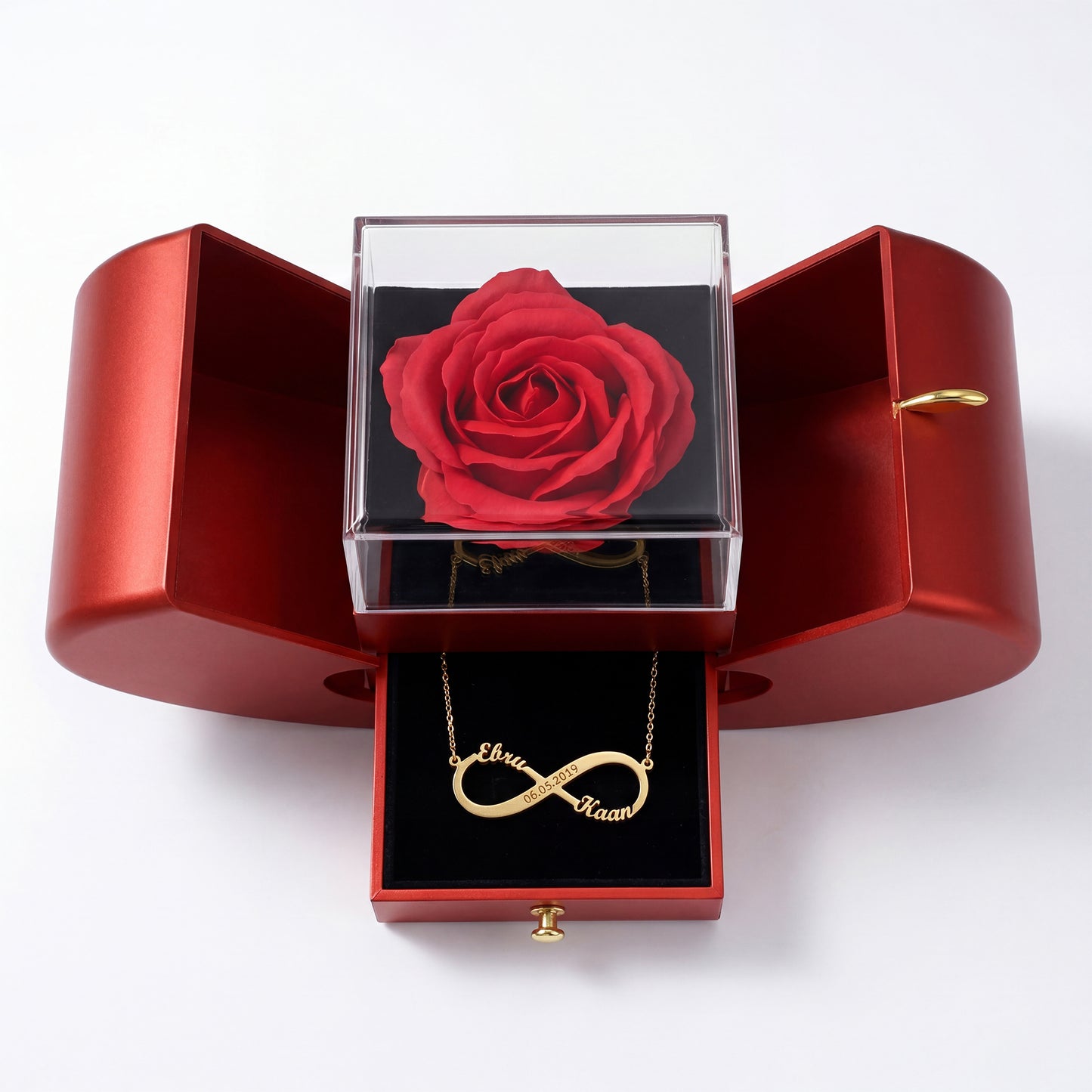 Infinite Love Halskette mit Gravur