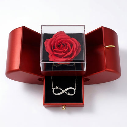 Infinite Love Halskette mit Gravur