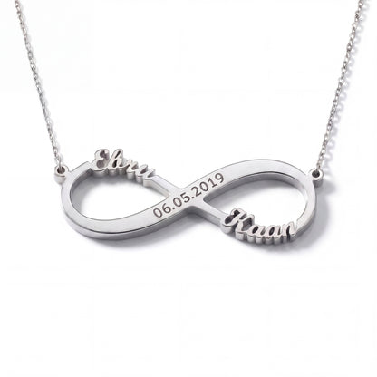 Infinite Love Halskette mit Gravur
