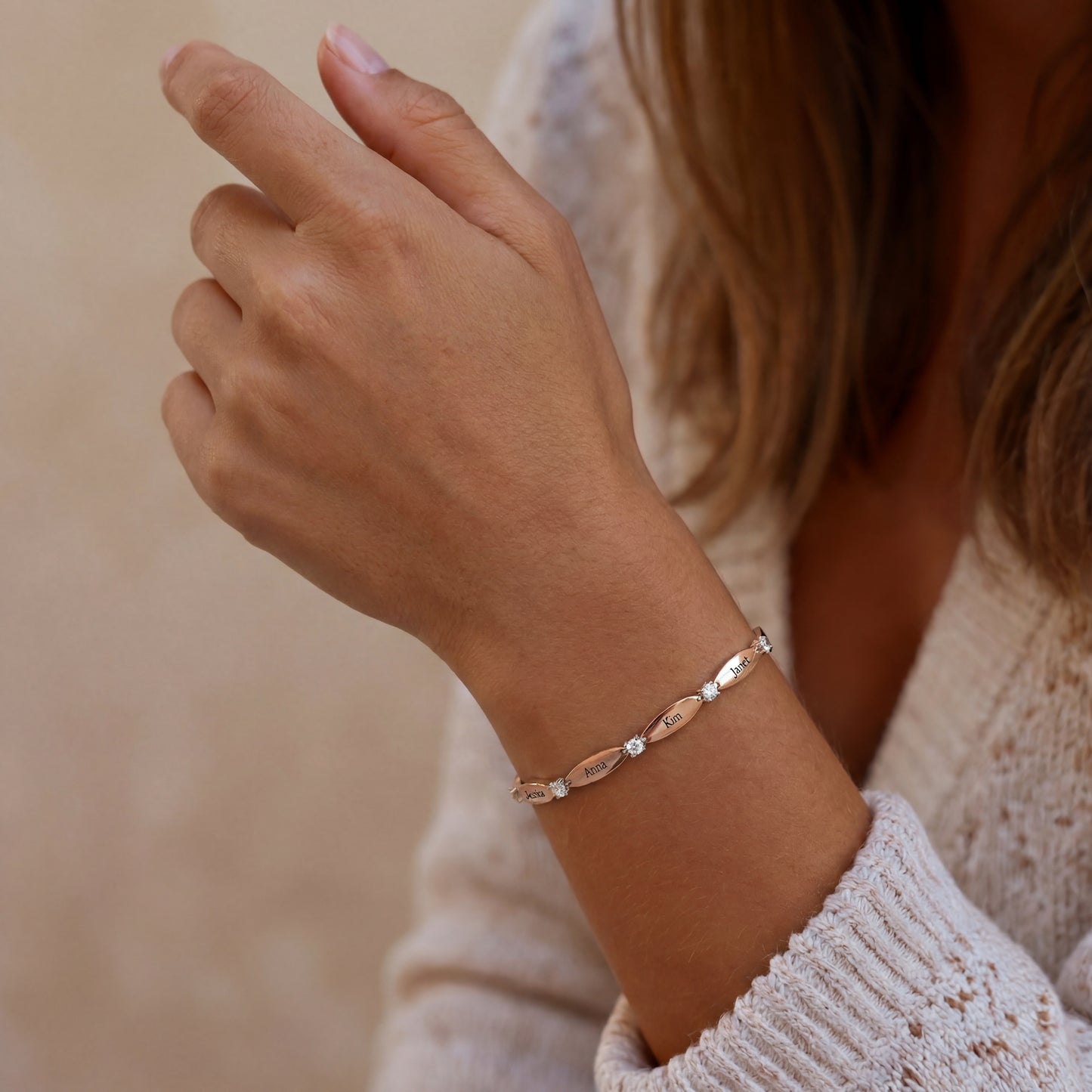 Personalisiertes Armband mit Gravur