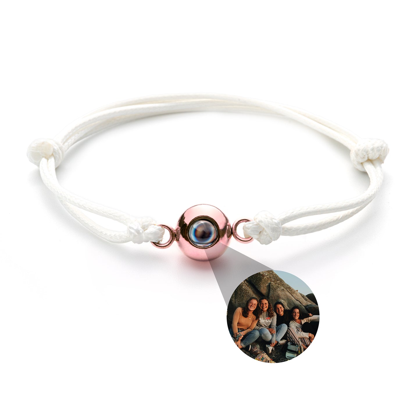 Fotoarmband mit deinem Bild - Seemannsknoten