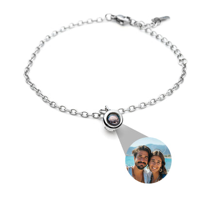 Personalisiertes Fotoarmband mit eigenem Foto - zierlich