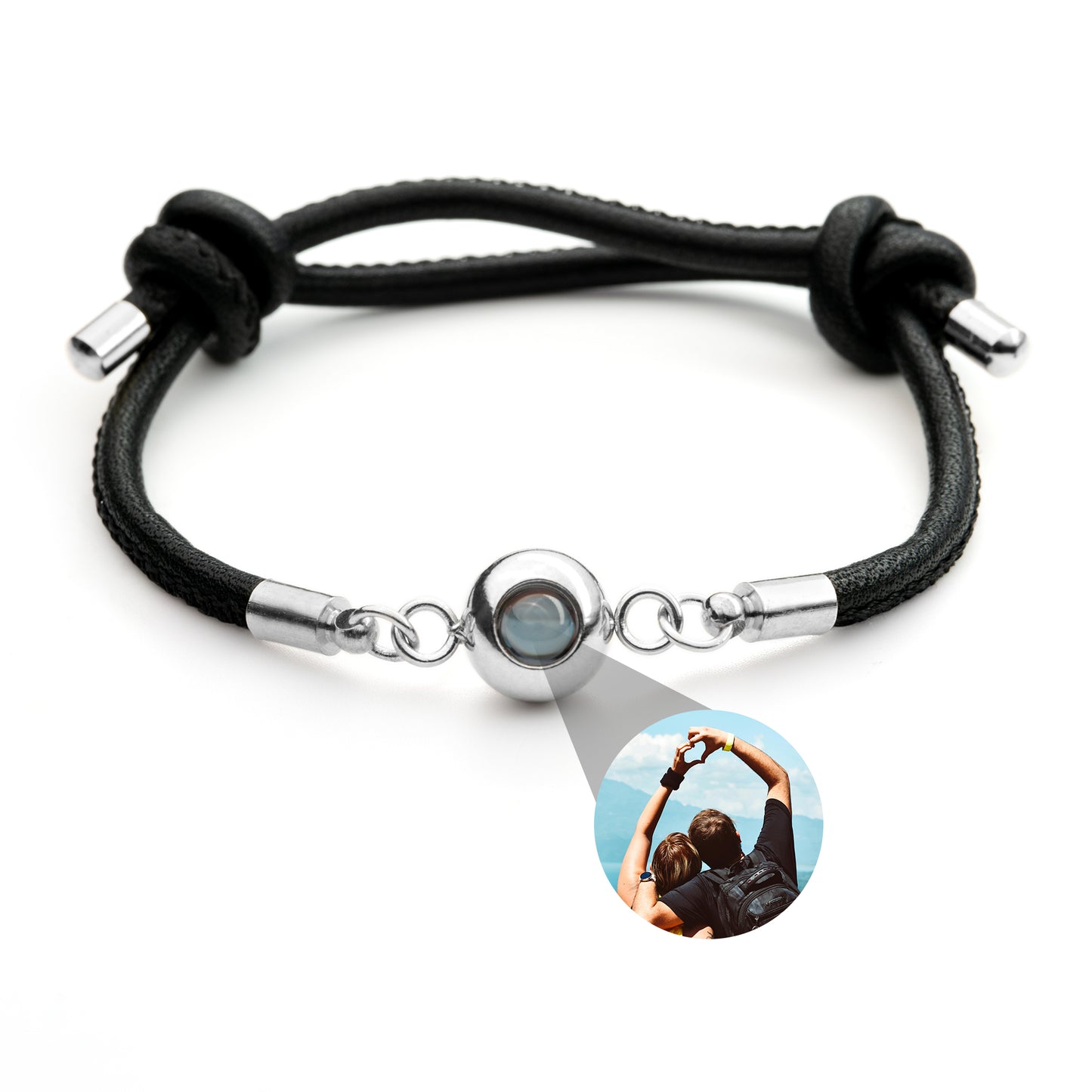 Fotoarmband mit eigenem Foto - Leder