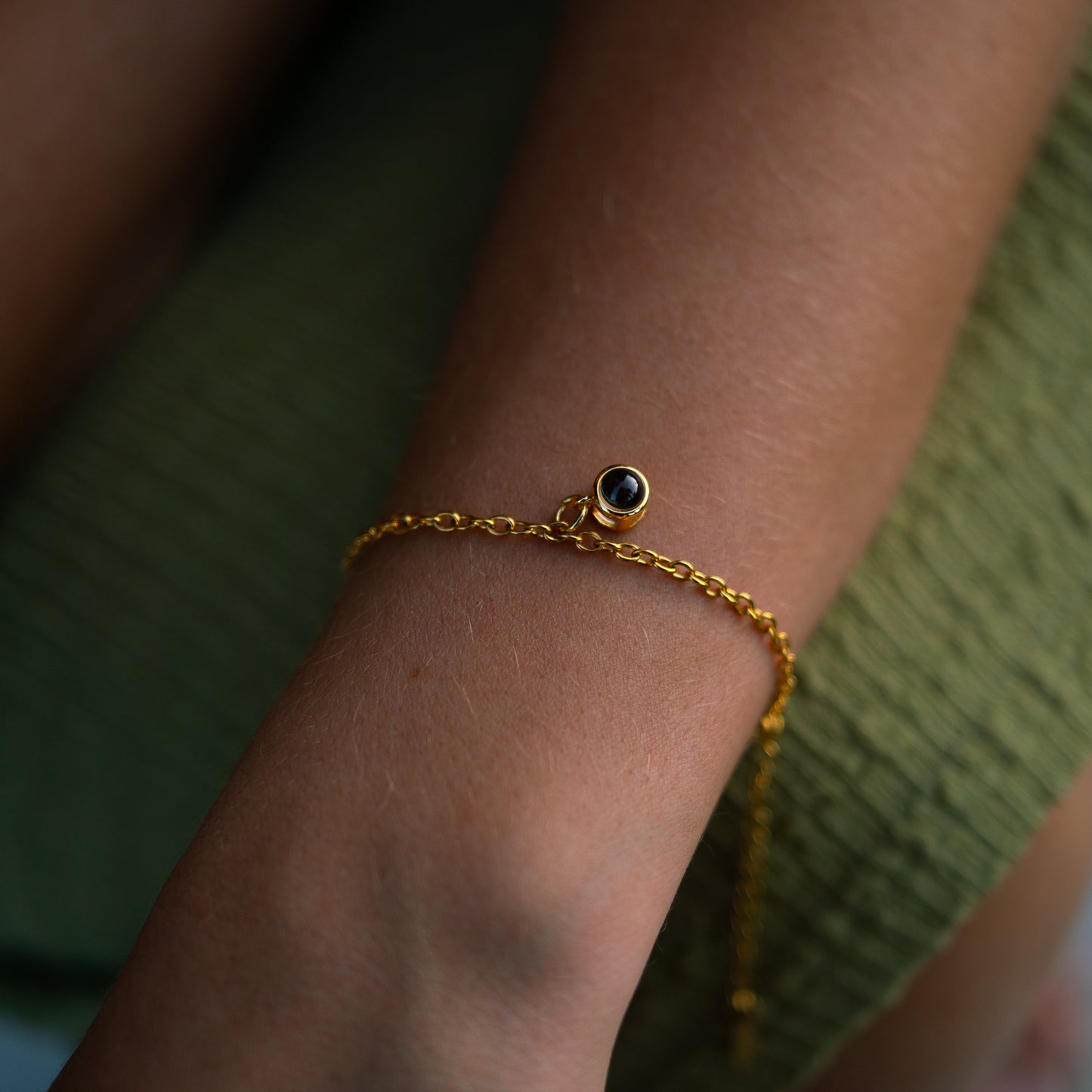 Personalisiertes Fotoarmband mit eigenem Foto - zierlich