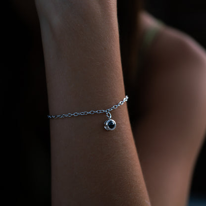 Personalisiertes Fotoarmband mit eigenem Foto - zierlich
