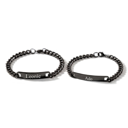 Partner Armbänder mit Gravur