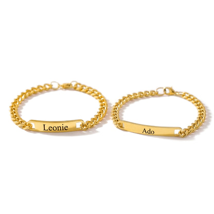 Partner Armbänder mit Gravur