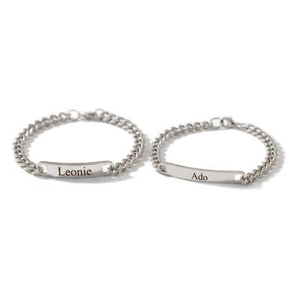 Partner Armbänder mit Gravur