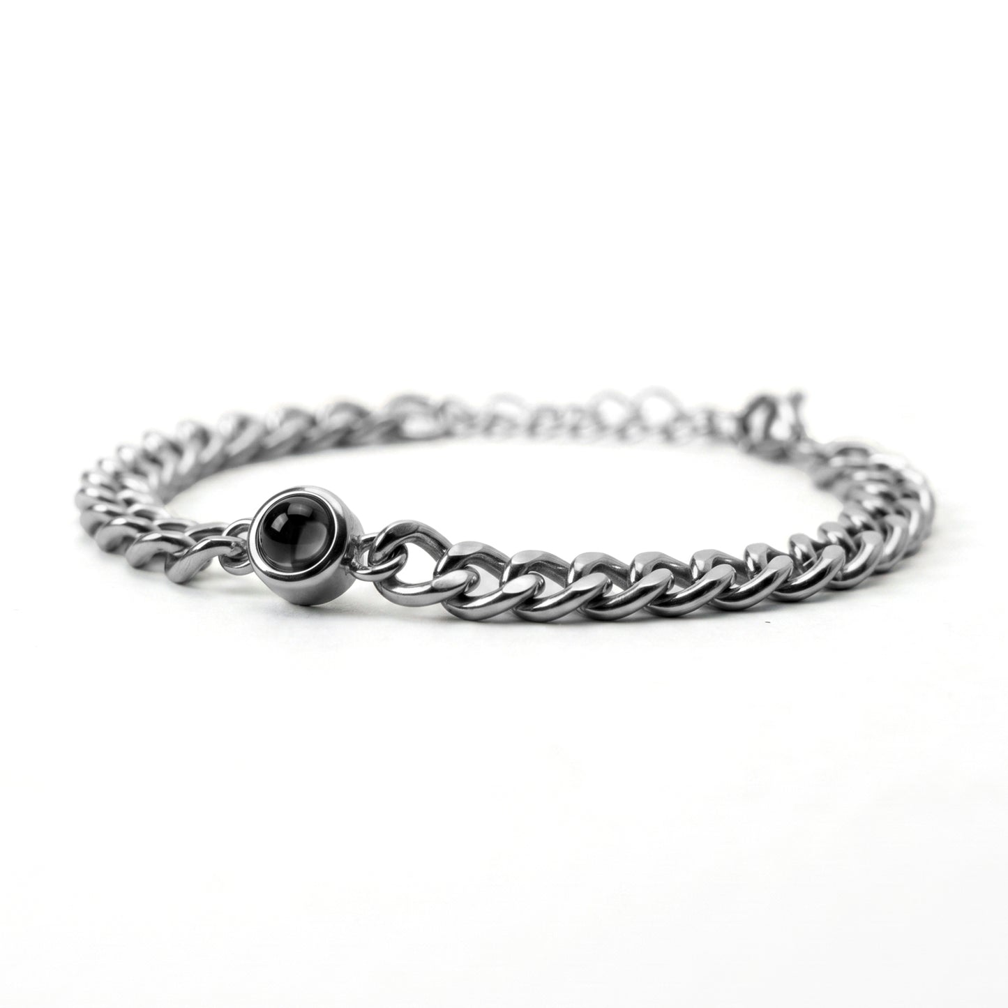Fotoarmband mit eigenem Foto - Cuban Chain