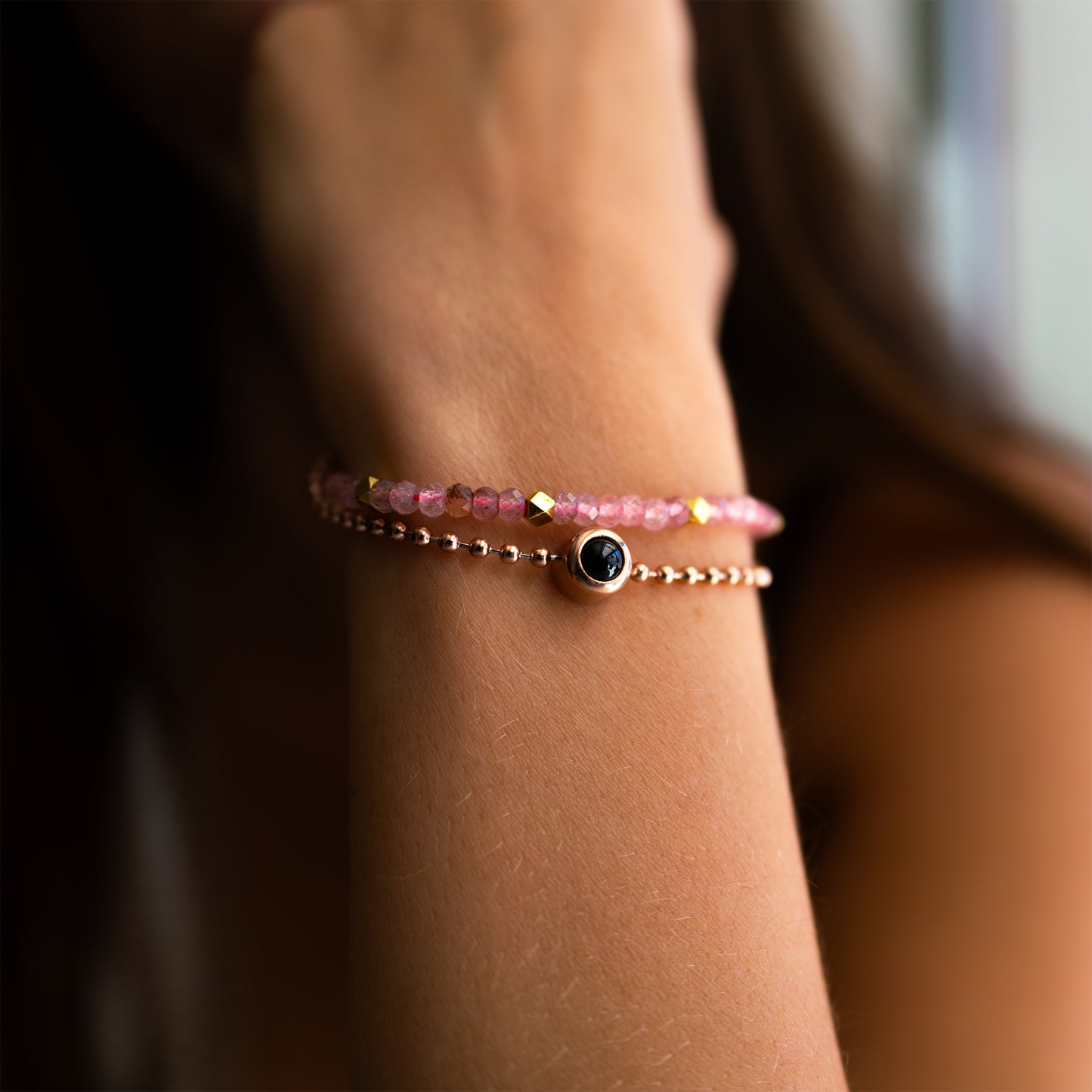 Fotoarmband mit eigenem Foto - Kristall