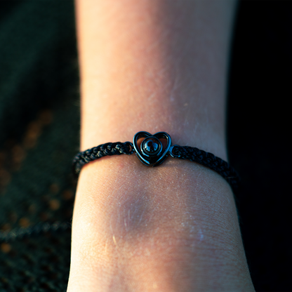 Fotoarmband mit eigenem Foto - Herz