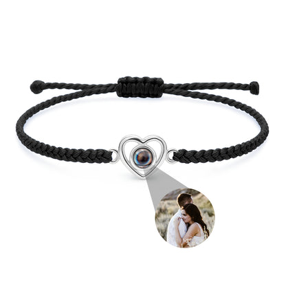 Fotoarmband mit eigenem Foto - Herz