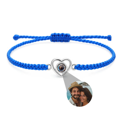Fotoarmband mit eigenem Foto - Herz