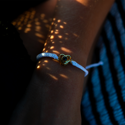 Fotoarmband mit eigenem Foto - Herz