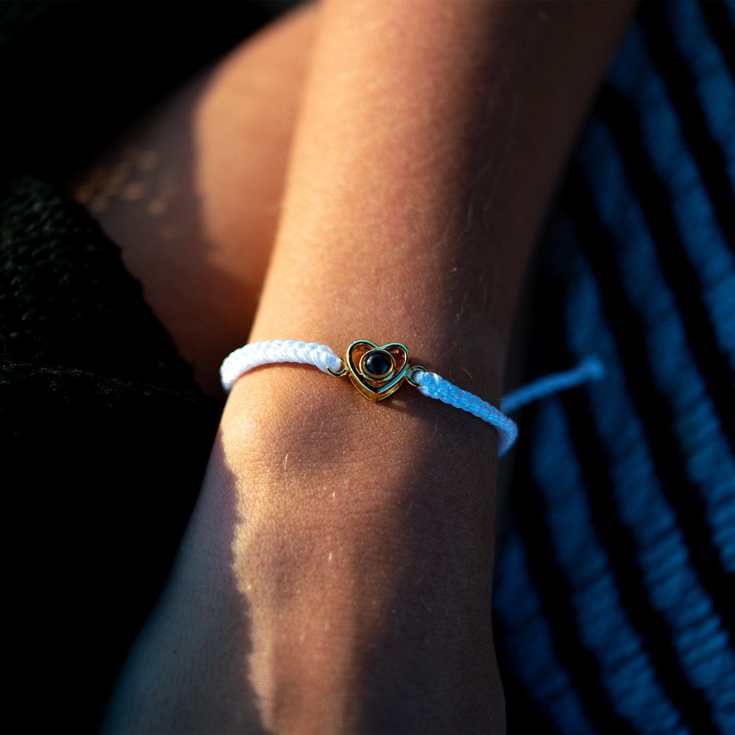Fotoarmband mit eigenem Foto - Herz