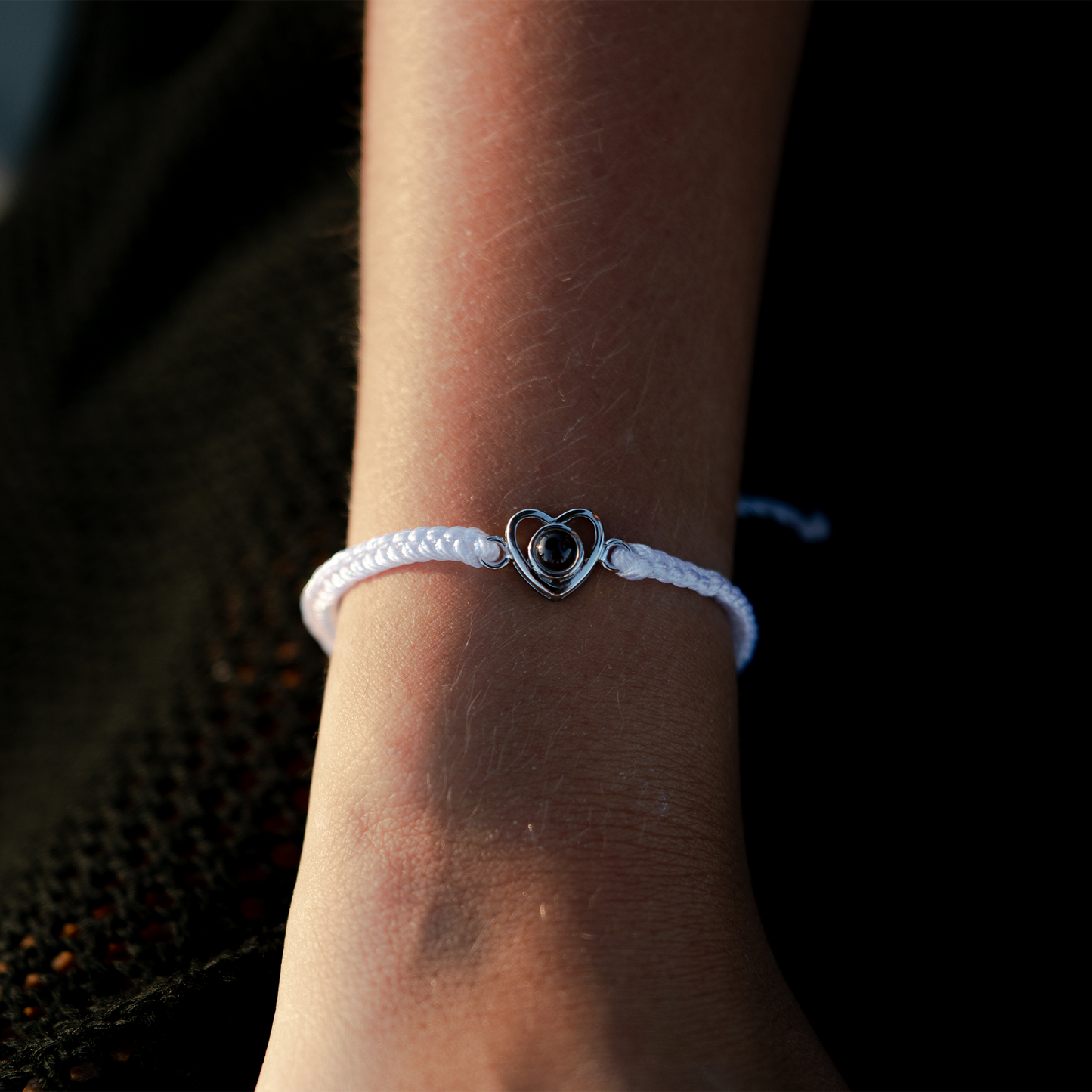 Fotoarmband mit eigenem Foto - Herz