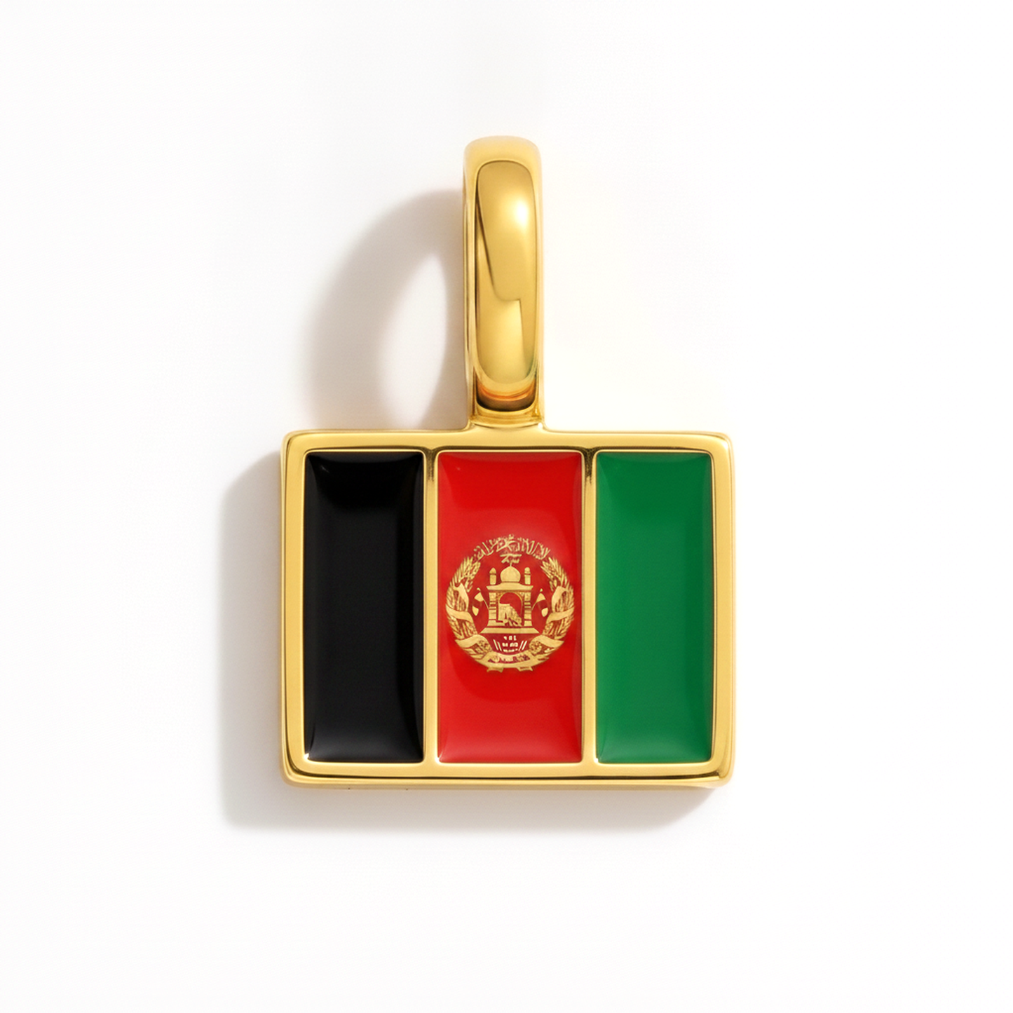 Charm - Flagge Eckig – Gold