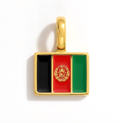Charm - Flagge Eckig – Gold
