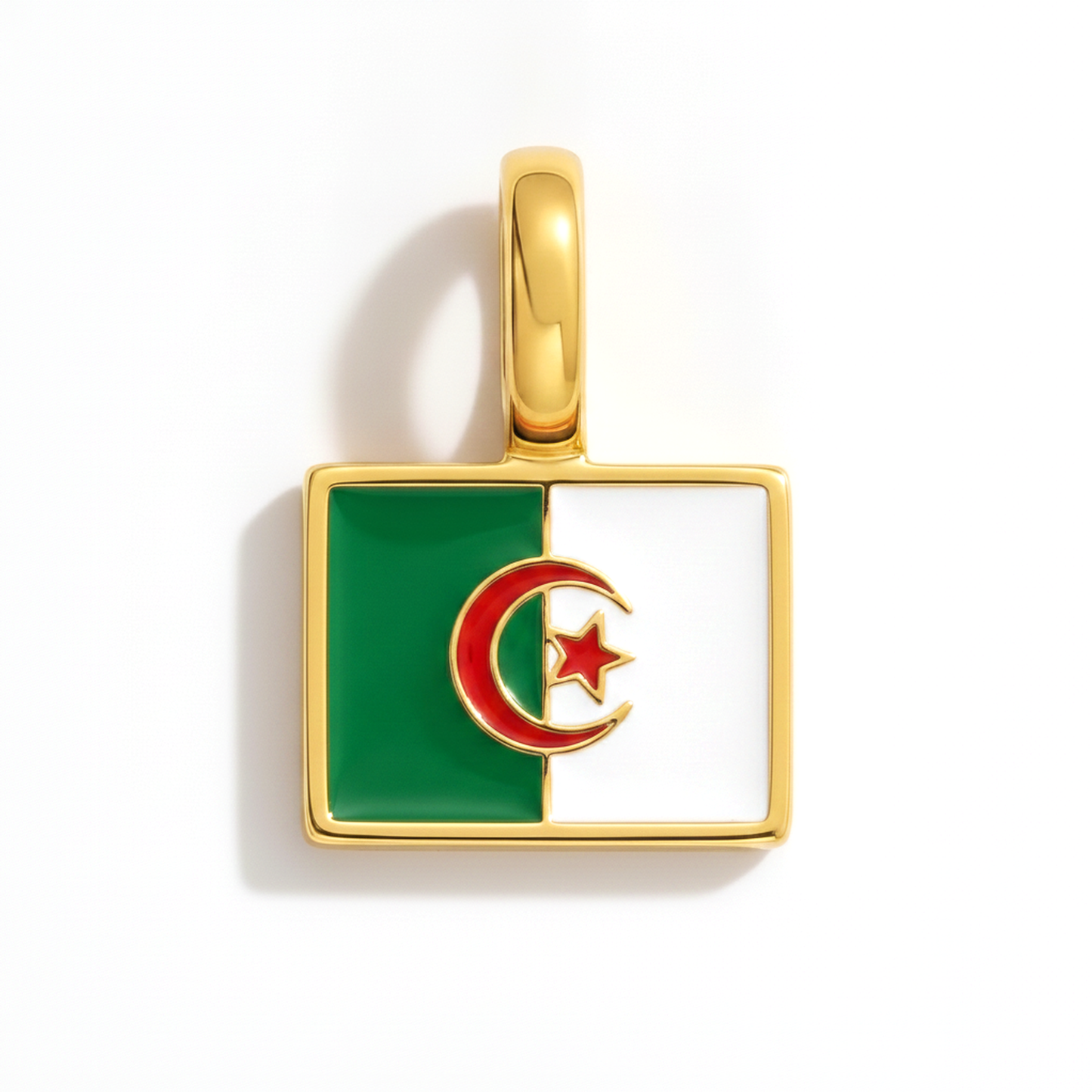 Charm - Flagge Eckig – Gold