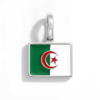 Charm - Flagge Eckig – Silber