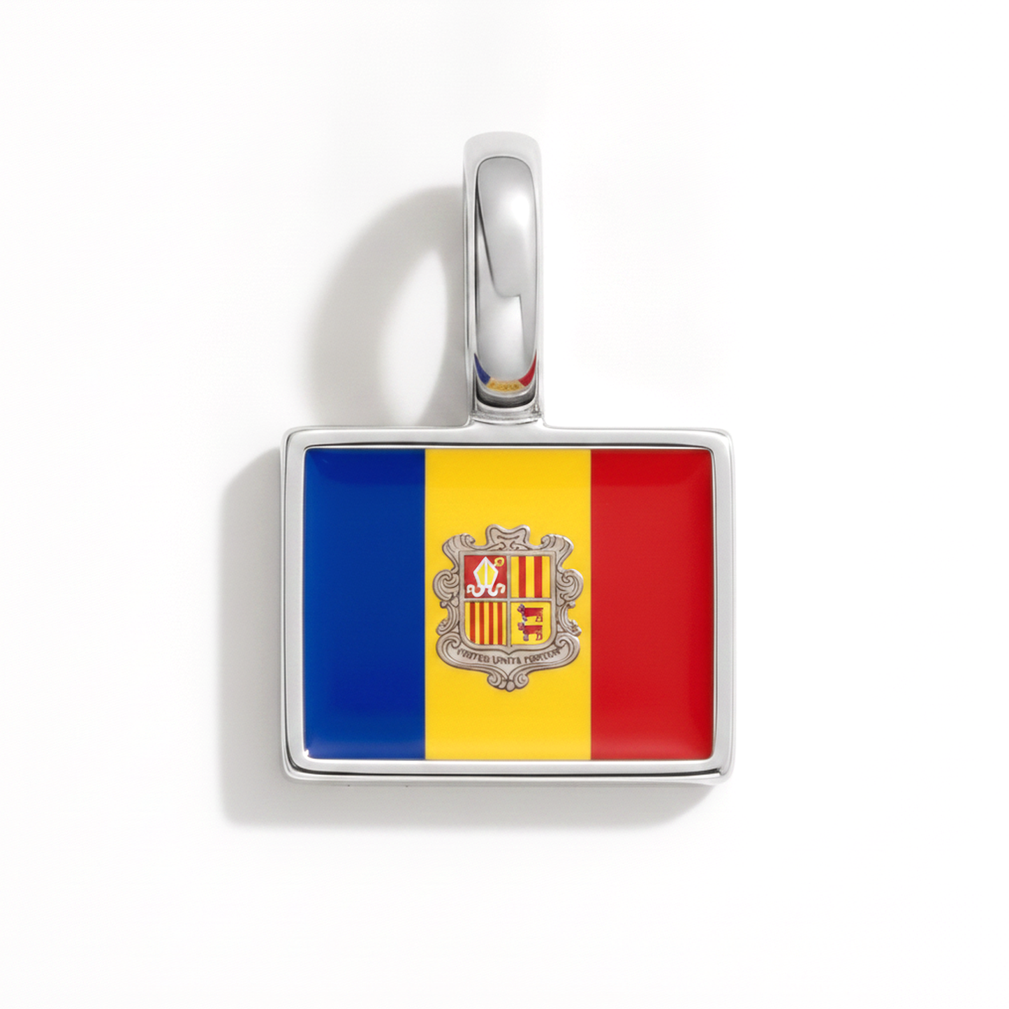 Charm - Flagge Eckig – Silber