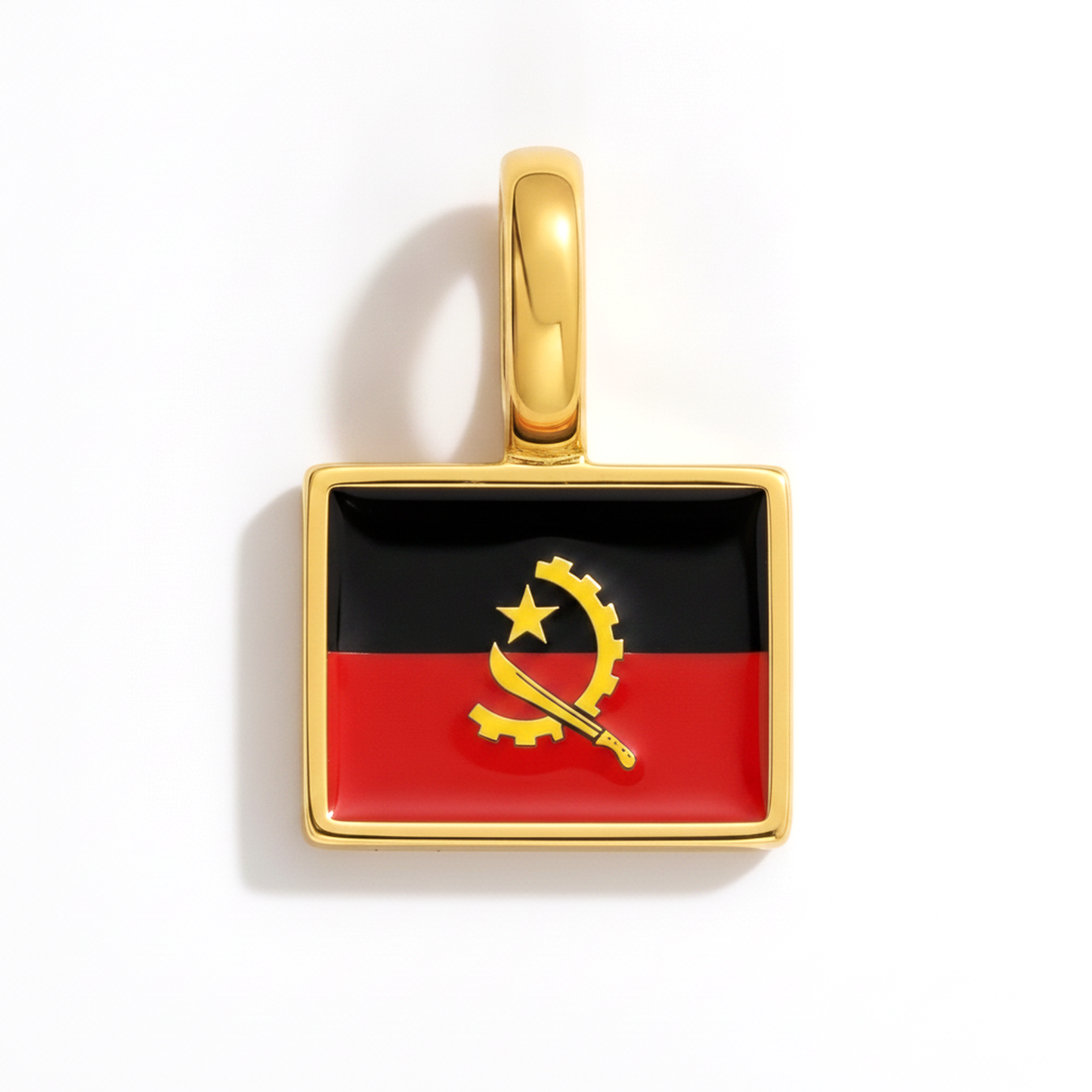 Charm - Flagge Eckig – Gold