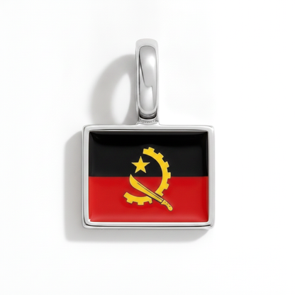 Charm - Flagge Eckig – Silber
