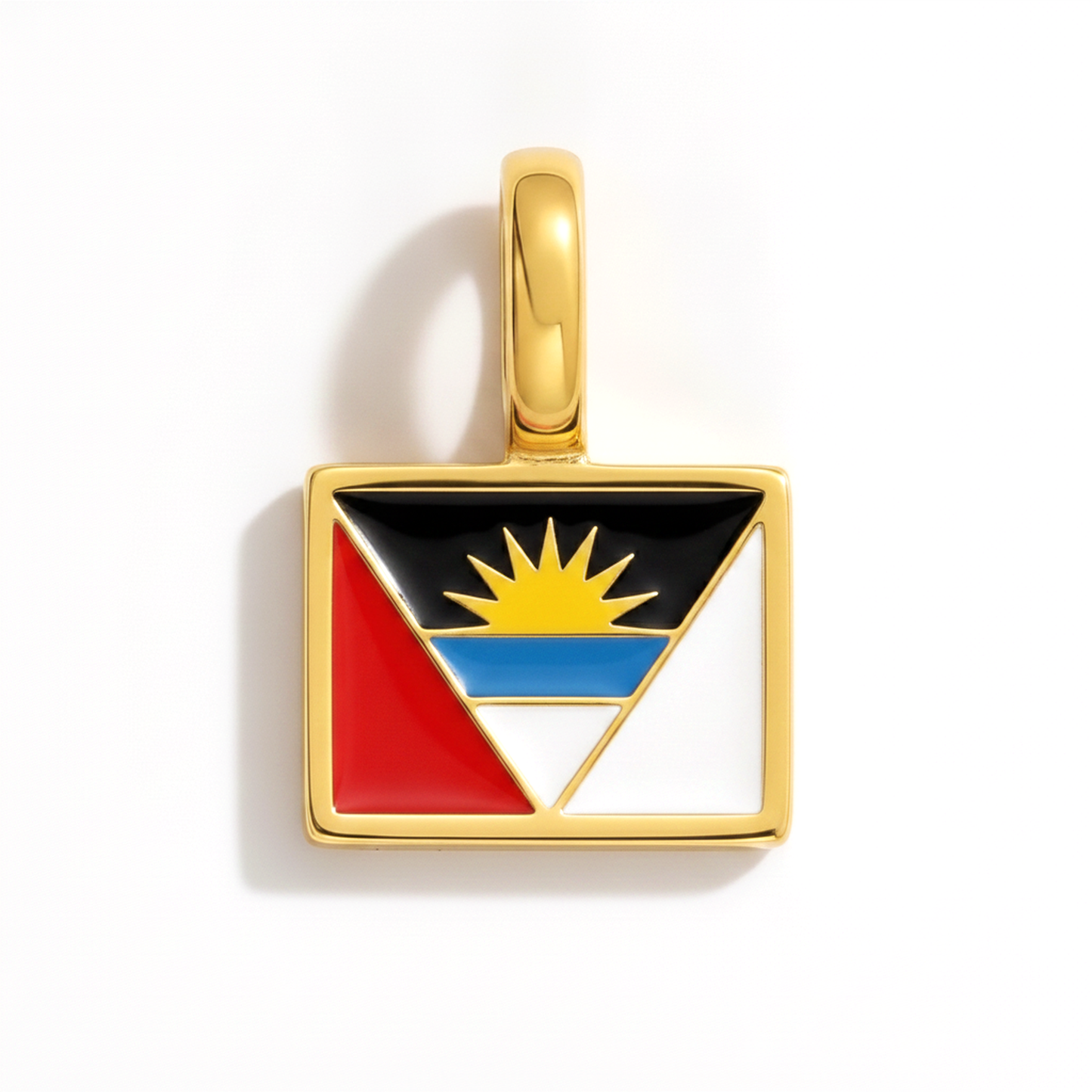 Charm - Flagge Eckig – Gold