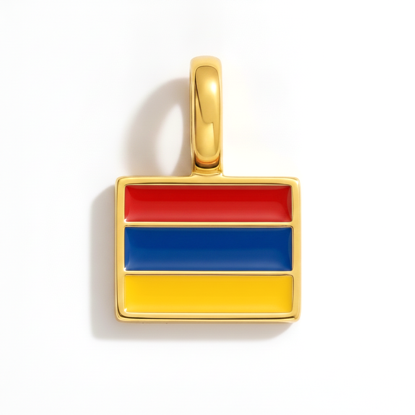 Charm - Flagge Eckig – Gold