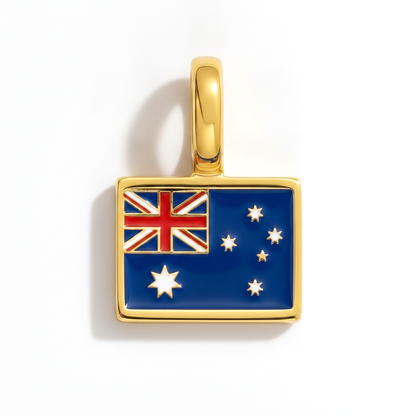 Charm - Flagge Eckig – Gold