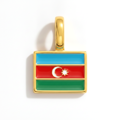 Charm - Flagge Eckig – Gold