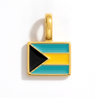 Charm - Flagge Eckig – Gold