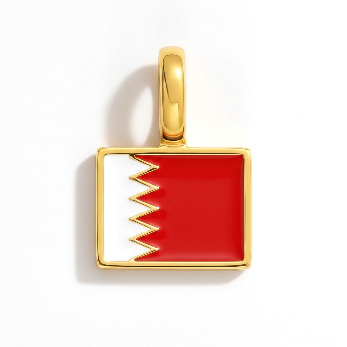 Charm - Flagge Eckig – Gold