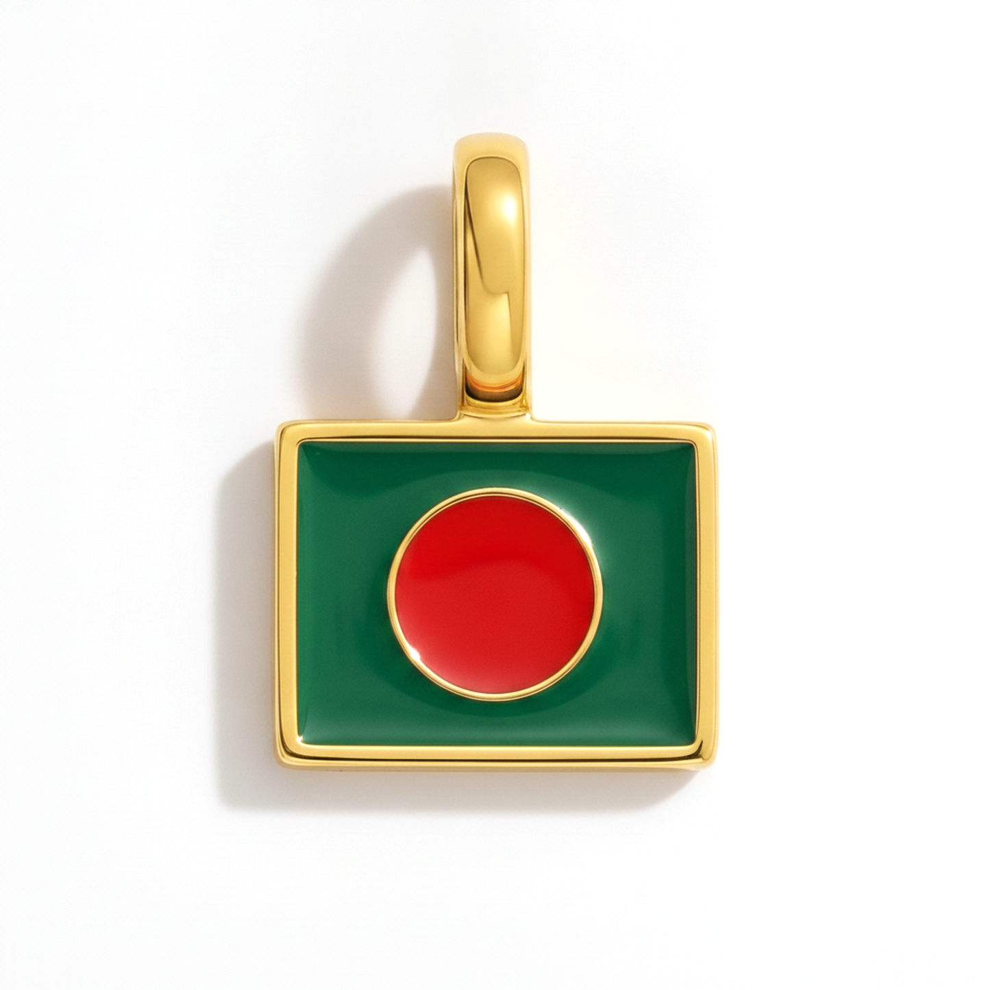 Charm - Flagge Eckig – Gold