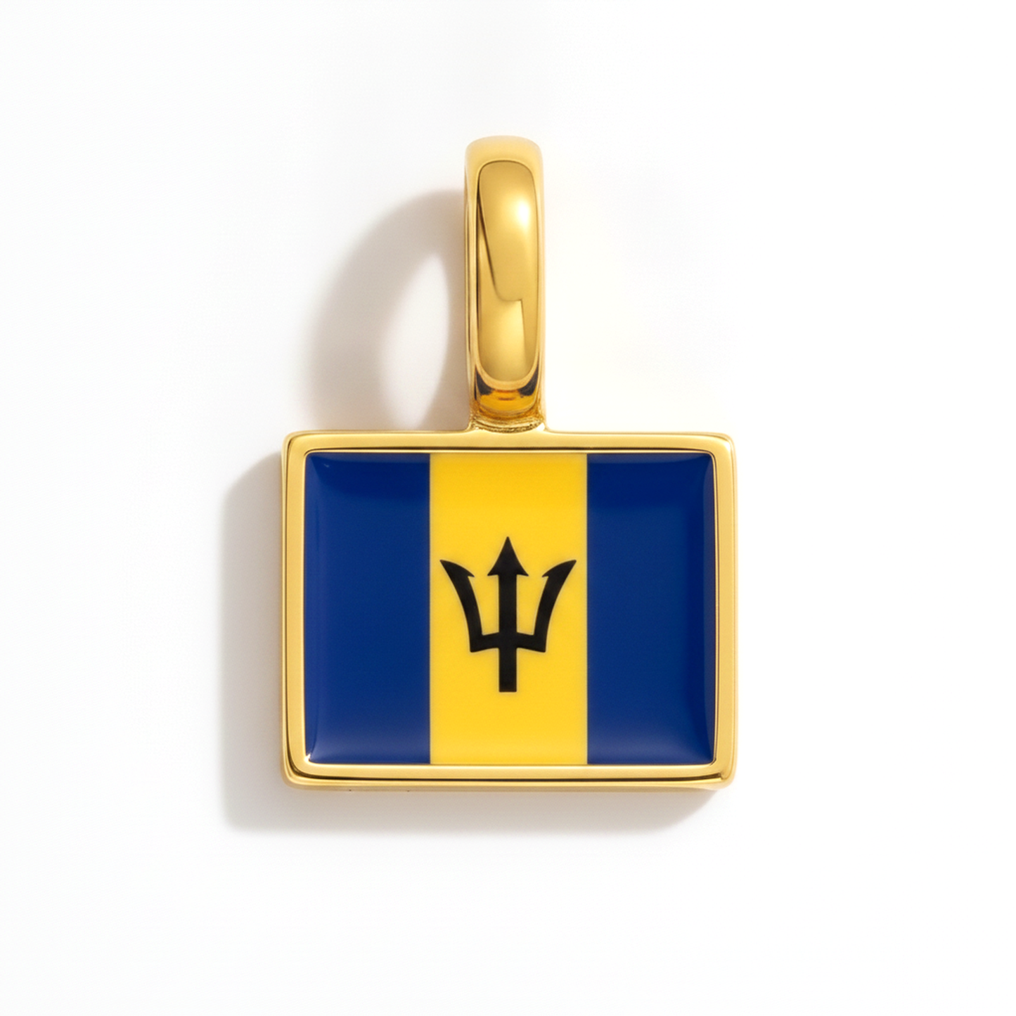 Charm - Flagge Eckig – Gold
